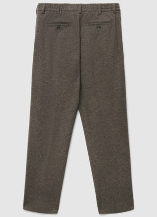 Pantaloni dritti microfantasia
