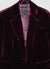 Single-breasted velvet jacket