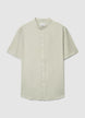 Camicia coreana tinta unita - XL