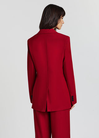 Double-breasted two-button jacket