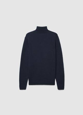 Rollkragenpullover aus Wollmischung