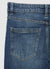 Jeans flare a tinta unita