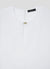 Blouse with keyhole opening and metallic detail