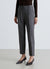 Salt and pepper cigarette trousers
