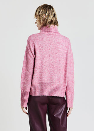 Rollkragenpullover mit englischer Rippung