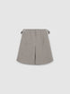 Bermuda shorts with buckles - XS