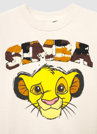 Sweat oversize avec imprimé Simba®