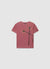 T-shirt con fiori applicati