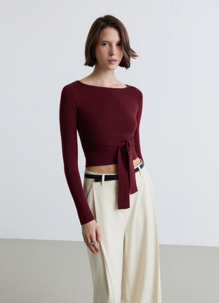 Maglia aderente con fusciacca