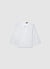 Blouse with keyhole opening and metallic detail