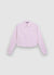 Camicia crop in cotone