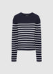 Maglia  girocollo a righe - S