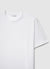 Plain-coloured T-shirt with ribbed texture