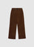 Pantaloni wide leg effetto scamosciato