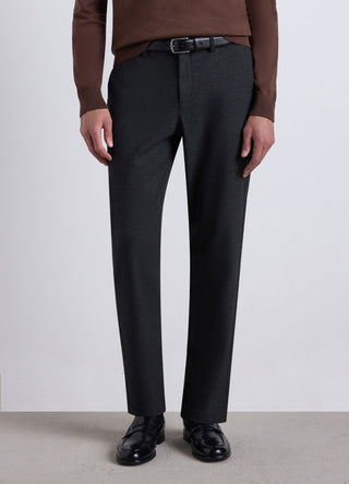 Pantaloni chino a microfantasia