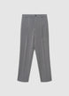 Straight trousers with pleats and an elasticated waistband - XS