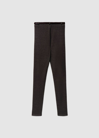 Leggings lunghi con cintura