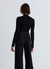 Ribbed body with high neck