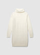 Rollkragenpullover mit Zopfmuster - XL