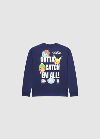 T-shirt over con stampa Pokémon