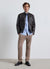 Camicia a righe con colletto classico