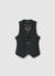 Gilet con scollo a V e bottoni