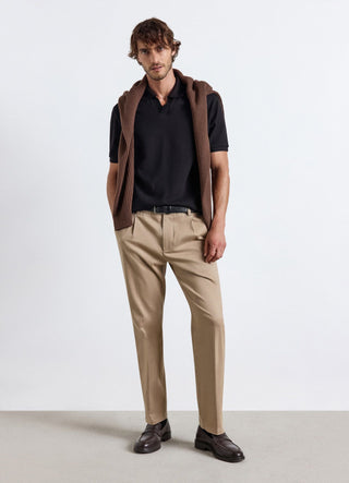 Plain colour polo T-shirt