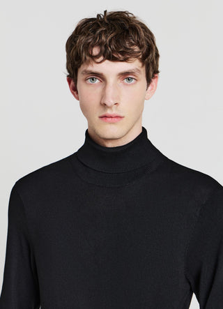 Pull à col roulé uni