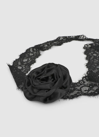 Fusciacca in pizzo con fiore