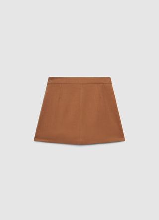 Gonna-pantalone asimmetrica con tasche cargo