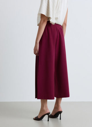 Culotte-Hosen mit symmetrischen Falten