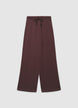 Plain-coloured palazzo gym trousers - XS
