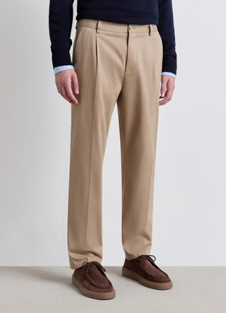 Pantaloni chino relaxed con pinces