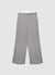 Pinstriped palazzo trousers with a boxer waist