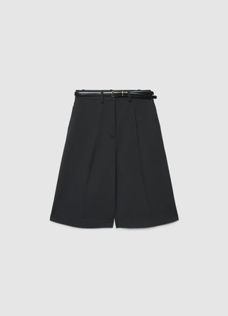 Shorts bermuda con cintura e pinces