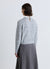 Maglia con colletto camicia e strass