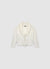 Cardigan con frange e laccetti