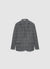 Veste croisée à carreaux en mélange de laine