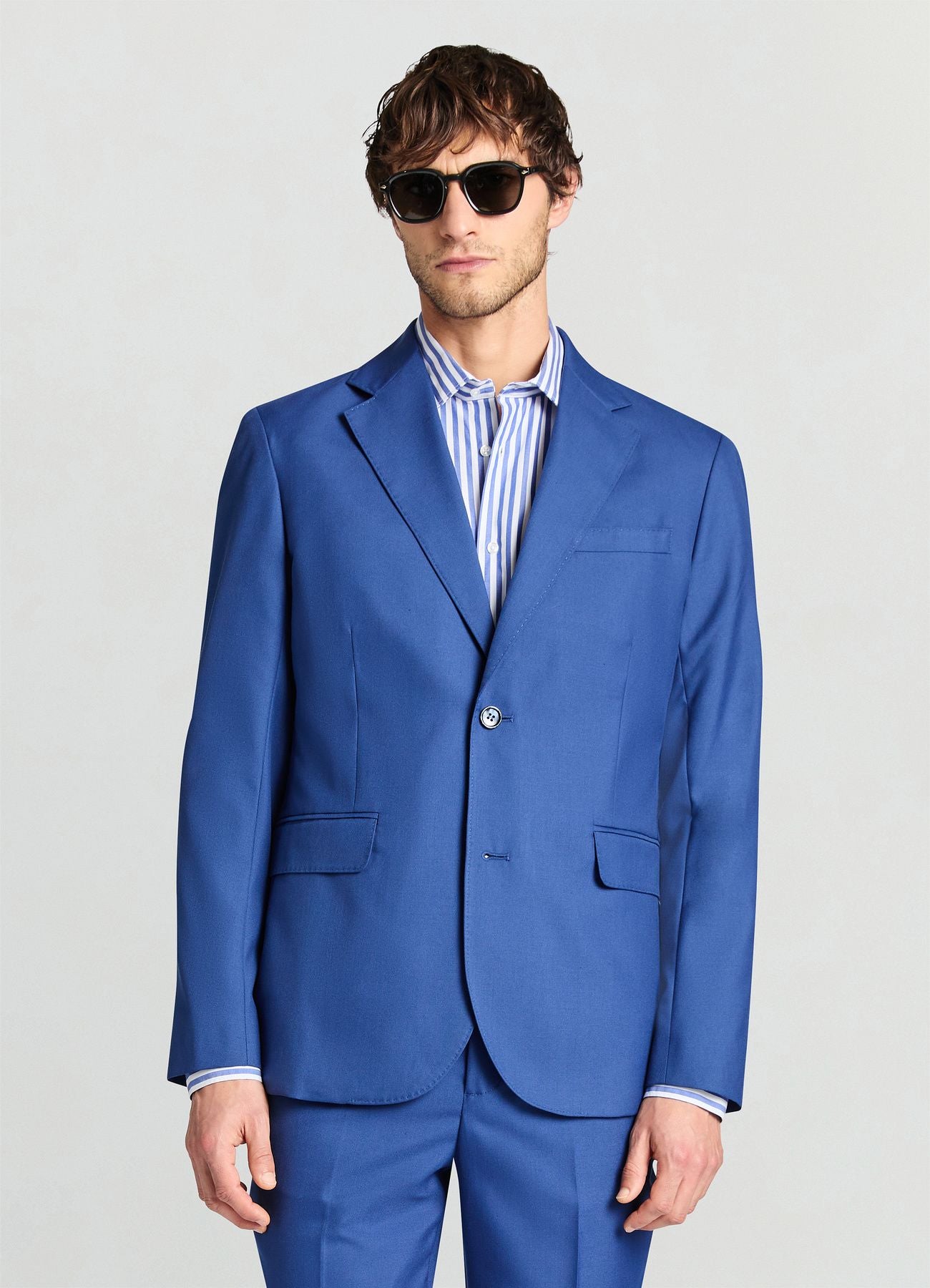Single-breasted solid colour jacket – Calliope