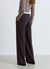 Pinstriped palazzo trousers with a boxer waist