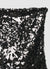 Vestito mini a fascia con paillettes