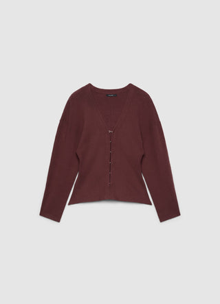 Cardigan with hooks