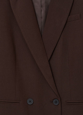 Double-breasted two-button jacket