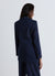 Blazer asimmetrico gessato