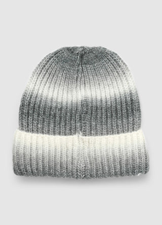 Berretto in maglia sfumato con patch