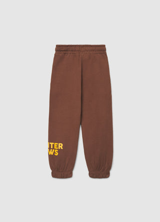 Oversize Jogginghose mit Kordelzug und Bären-Patch