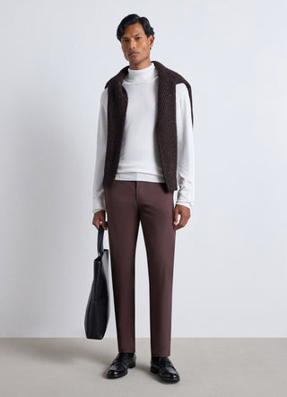Slim Fit Chino-Hose in Uni