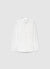 Plain solid colour button-down shirt