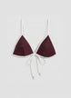 Reggiseno bikini a triangolo con profili - 3B