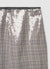 Pantalon palazzo à carreaux avec paillettes